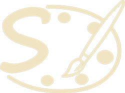 Logo zeigt eine Farbpalette und Pinsel